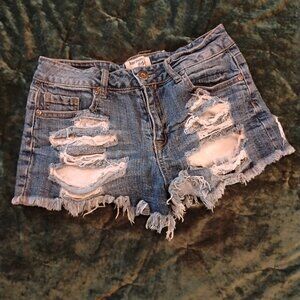 Cutoff Jean Shorts